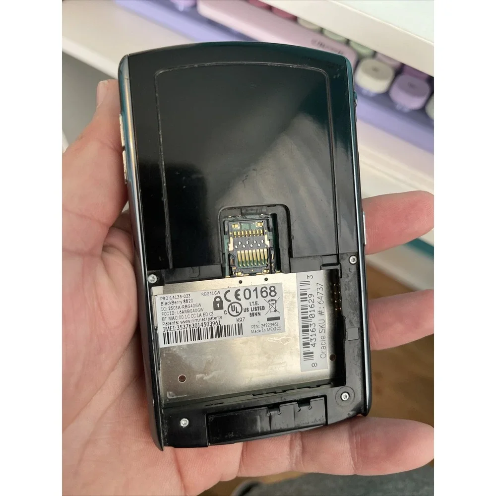 BlackBerry 8820- Black (AT&T) SmartphonePhone, For‎ Parts (5)